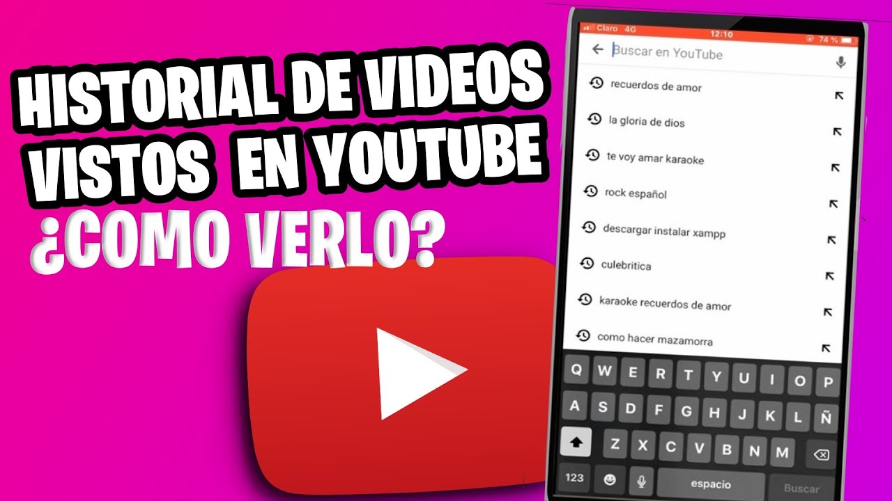 Cómo acceder a tu historial de YouTube