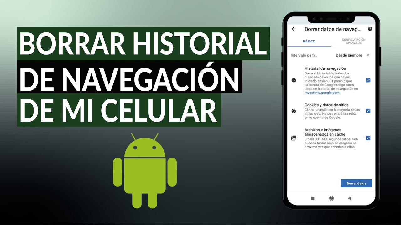 Cómo borrar el historial en Android