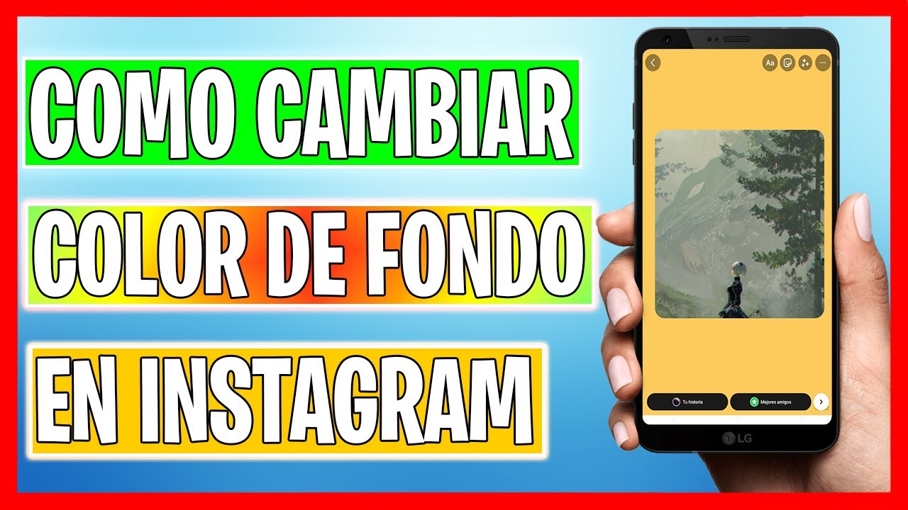 Cómo cambiar el color de fondo de la historia de Instagram