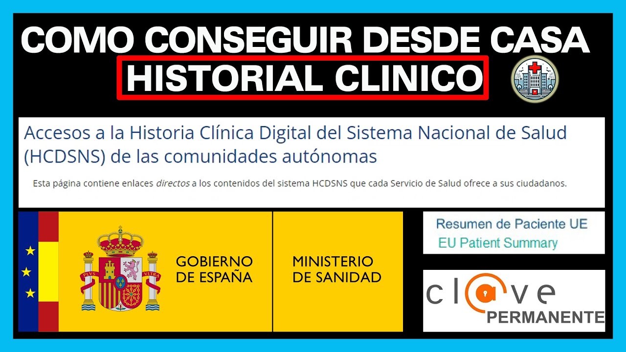 Cómo solicitar el historial clínico por internet