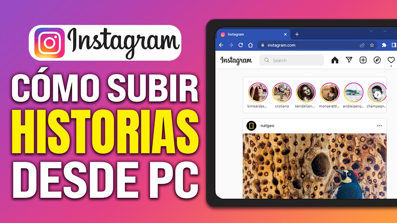 Cómo subir historias a Instagram desde PC