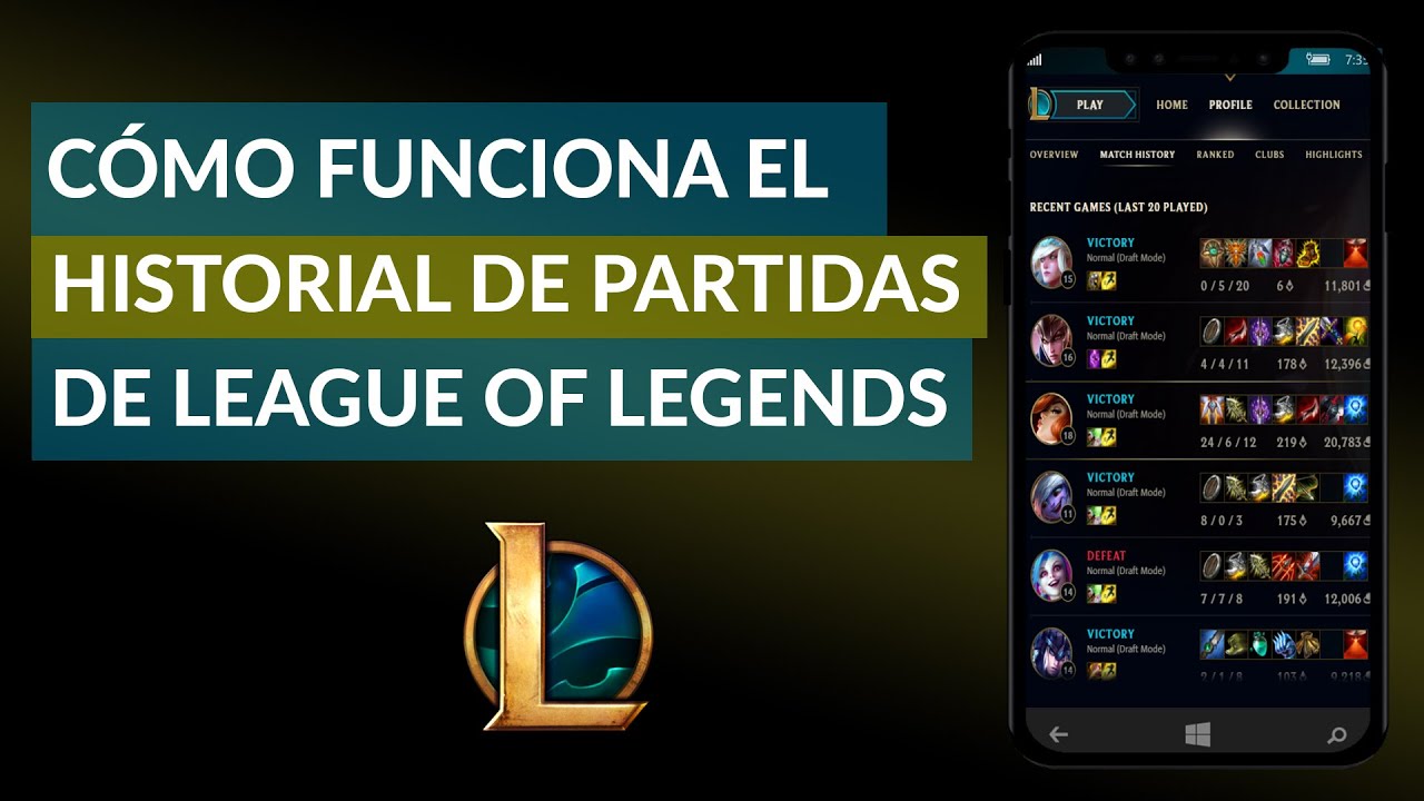 El historial de LOL