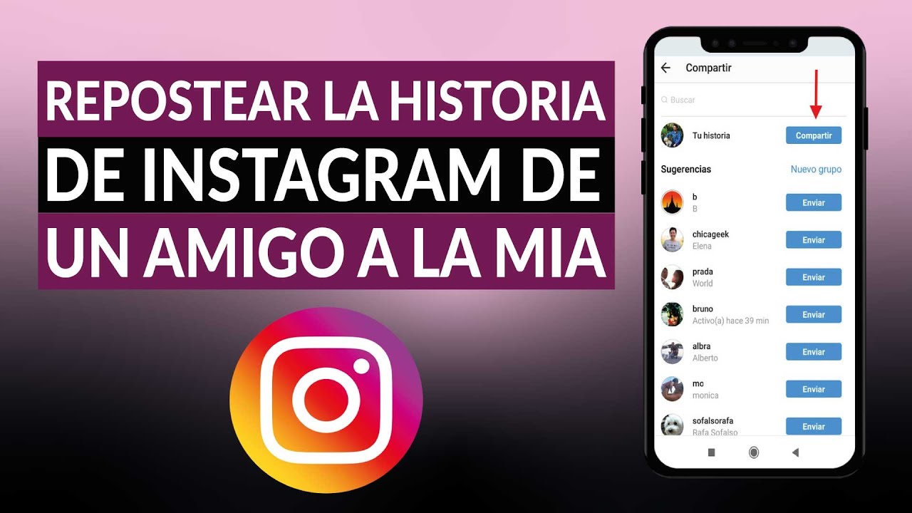 Cómo repostear una historia de Instagram