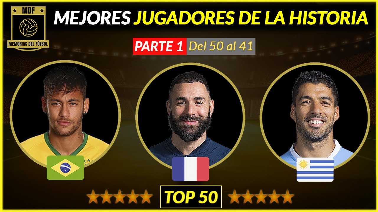 Los top 50 mejores jugadores de la historia