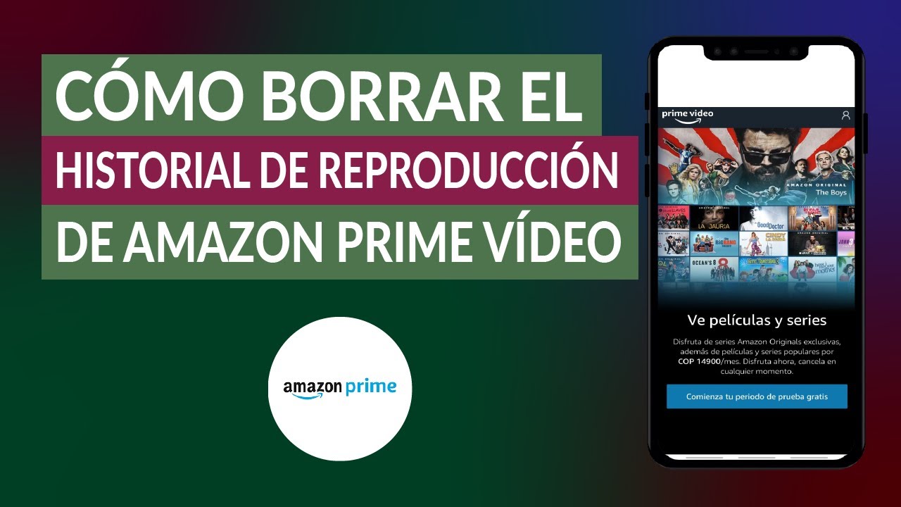 Cómo borrar el historial de Amazon Prime