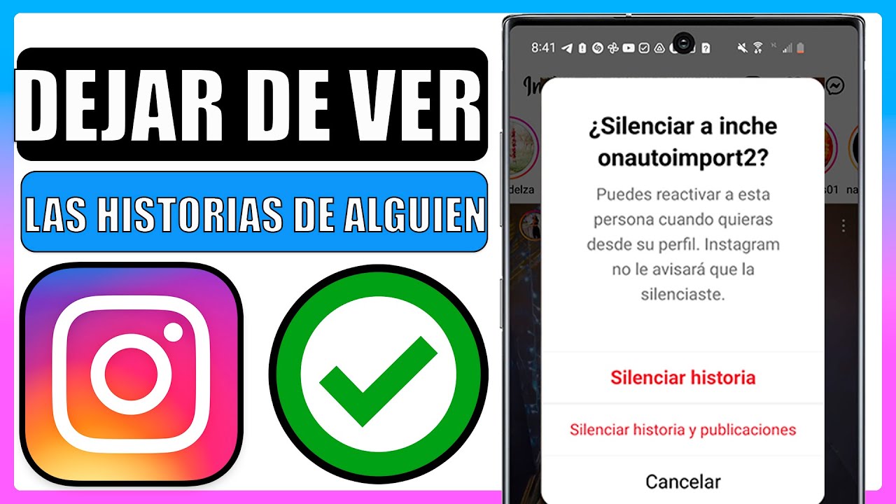 Cómo dejar de ver las historias de alguien
