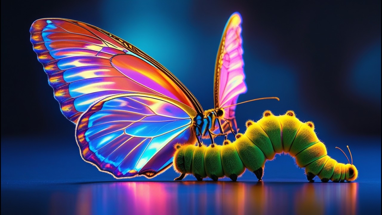 La historia de la mariposa: un viaje de transformación y belleza