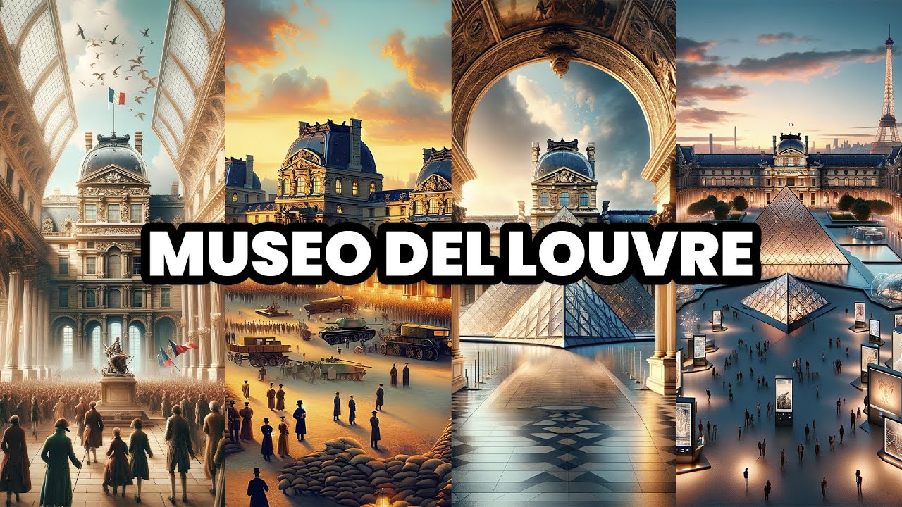 La historia del Louvre