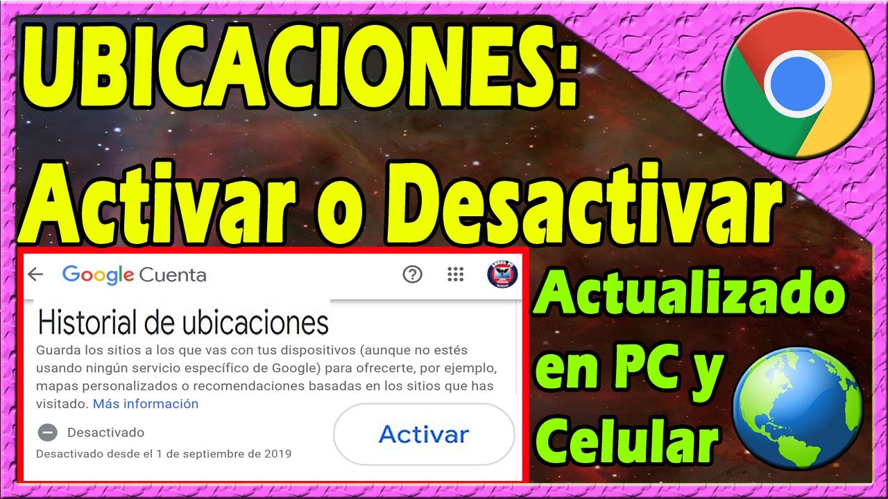 Cómo activar el historial de ubicaciones en Google