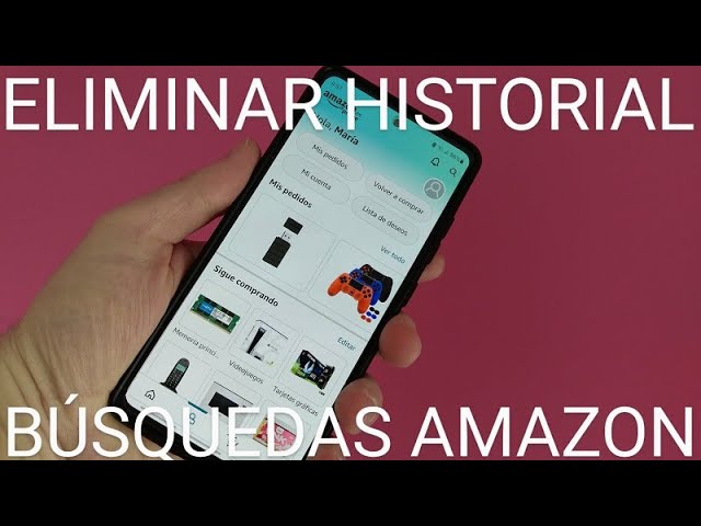 Cómo borrar el historial de búsqueda en Amazon