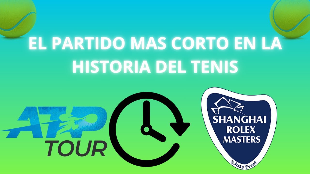 El partido de tenis más corto de la historia