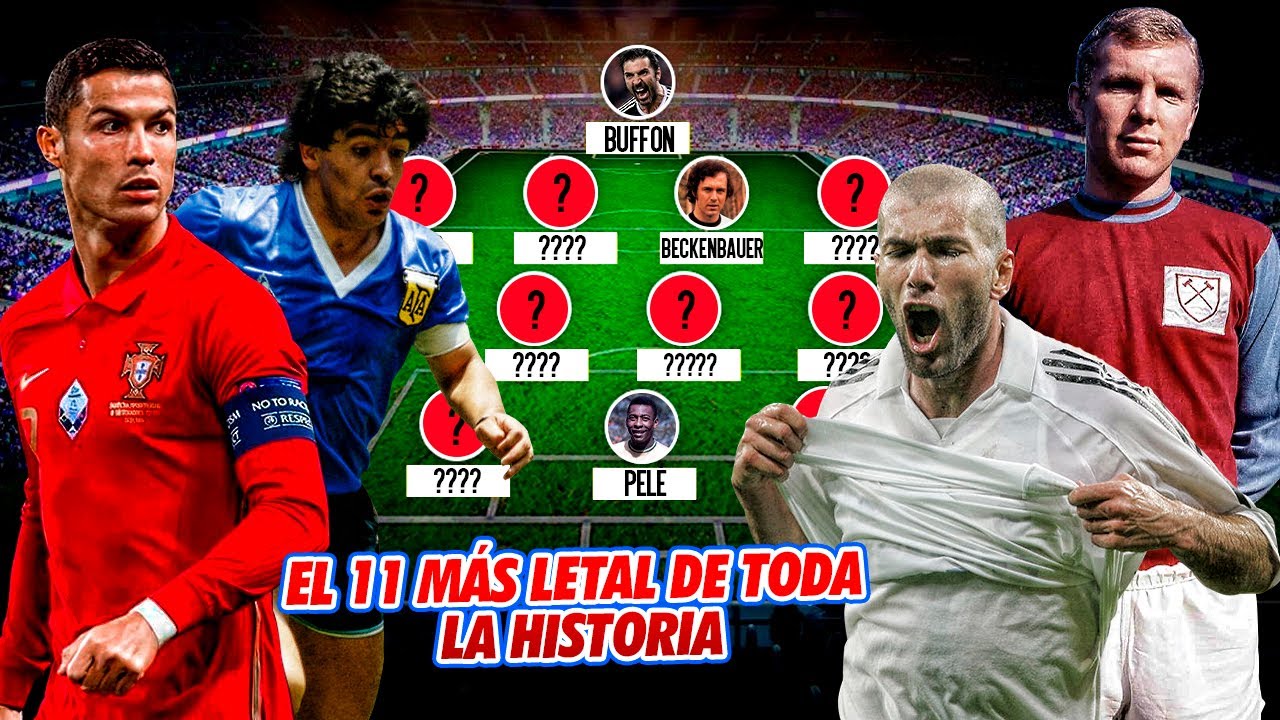 Los 11 mejores jugadores de la historia del fútbol