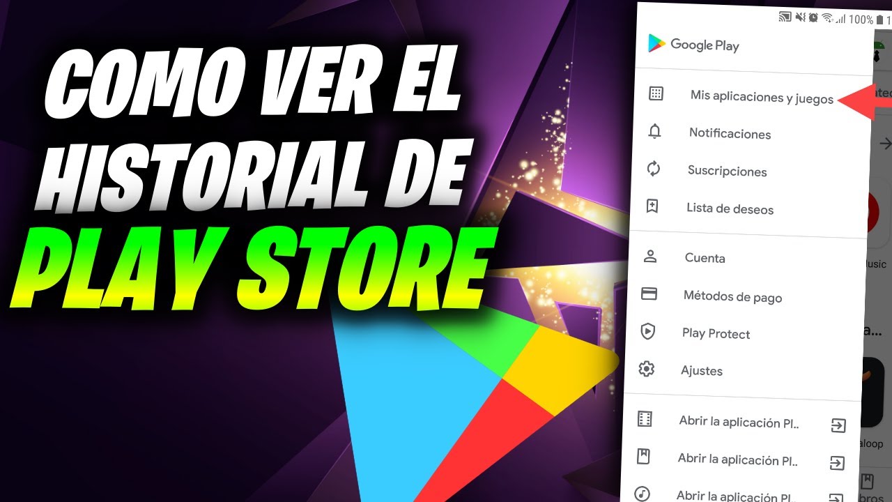 Cómo ver el historial de Play Store