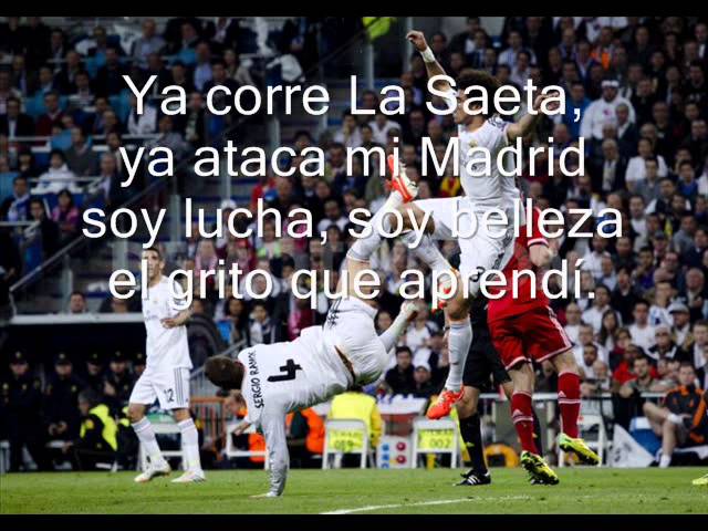 La historia que tú hiciste: Letra del himno de Madrid