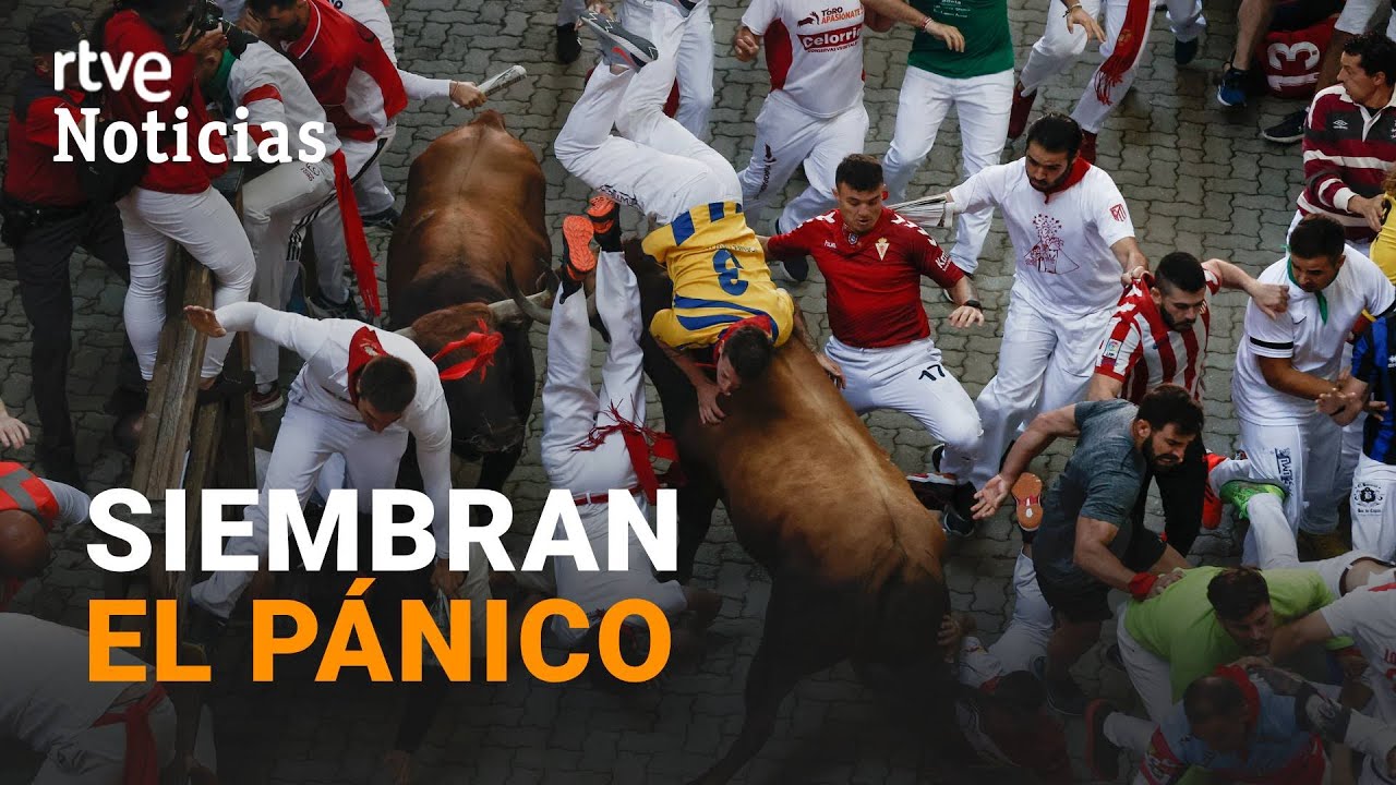 El peor encierro de San Fermín en la historia
